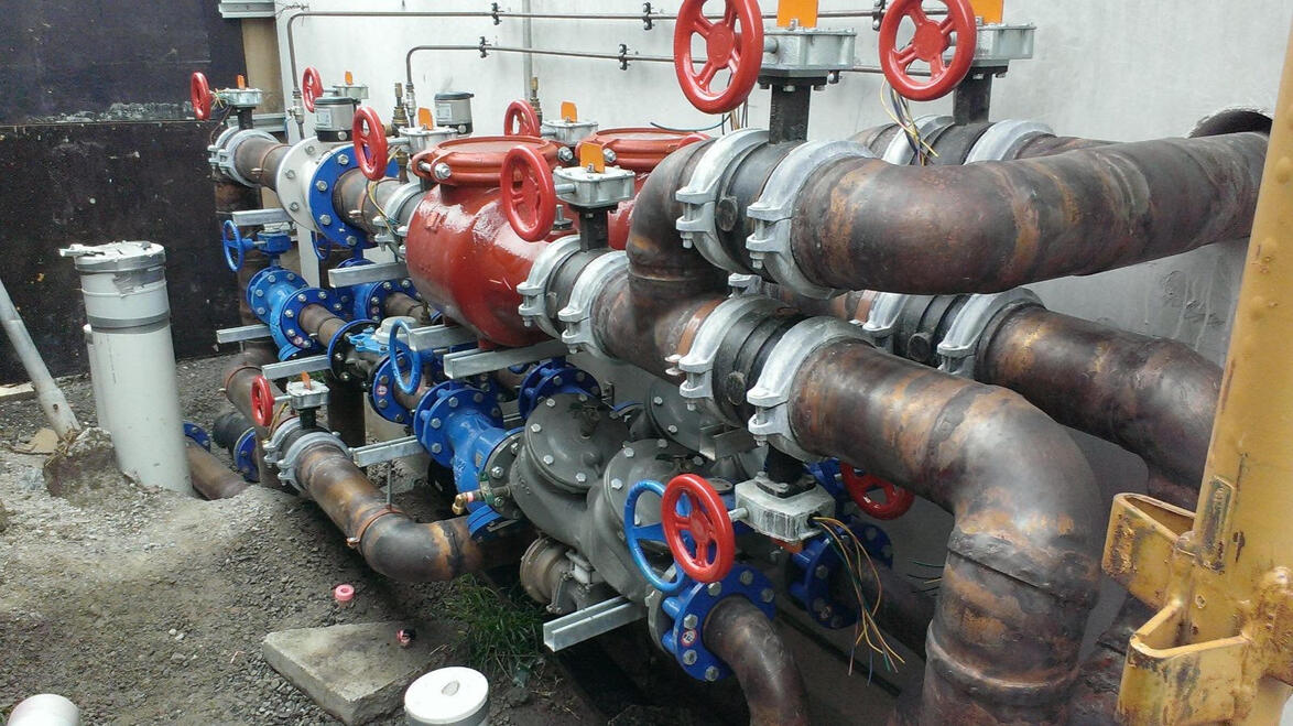 Dual Domestic Water, Quadrant Fire Assembly